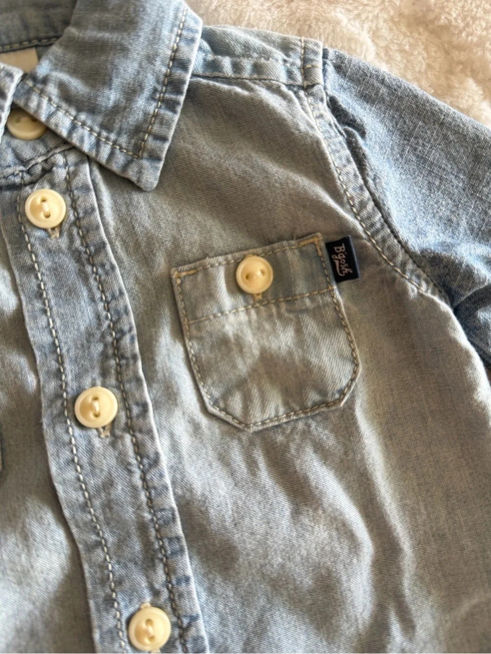 OshKosh B'gosh Light Blue Denim Button-Down Shirt